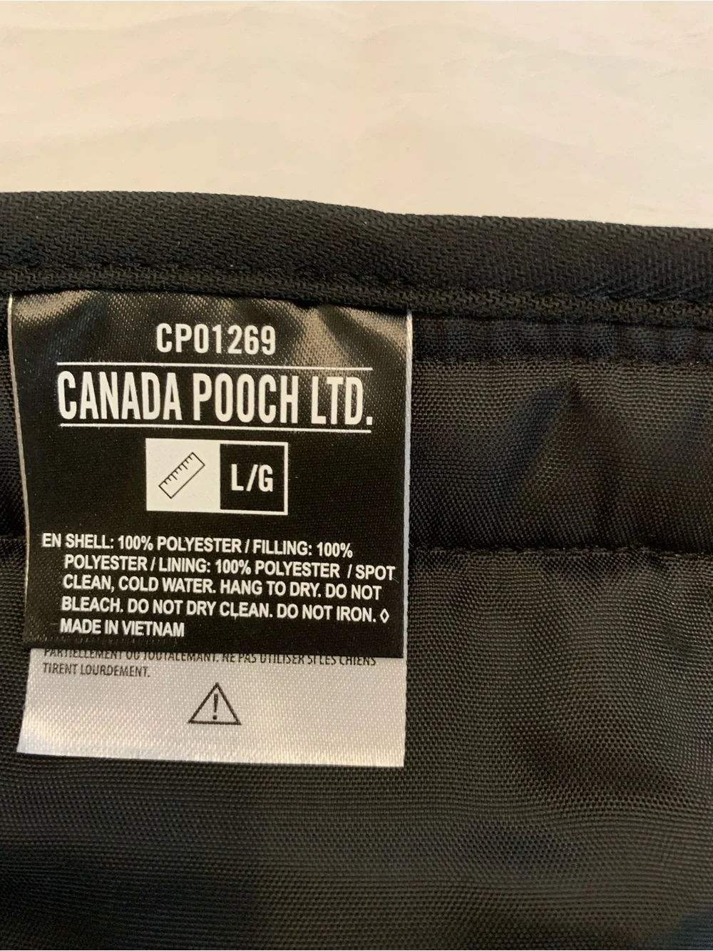 Canada Pooch The Everything Harness No-Pull Dog Harness, Sz L/Large, Black,